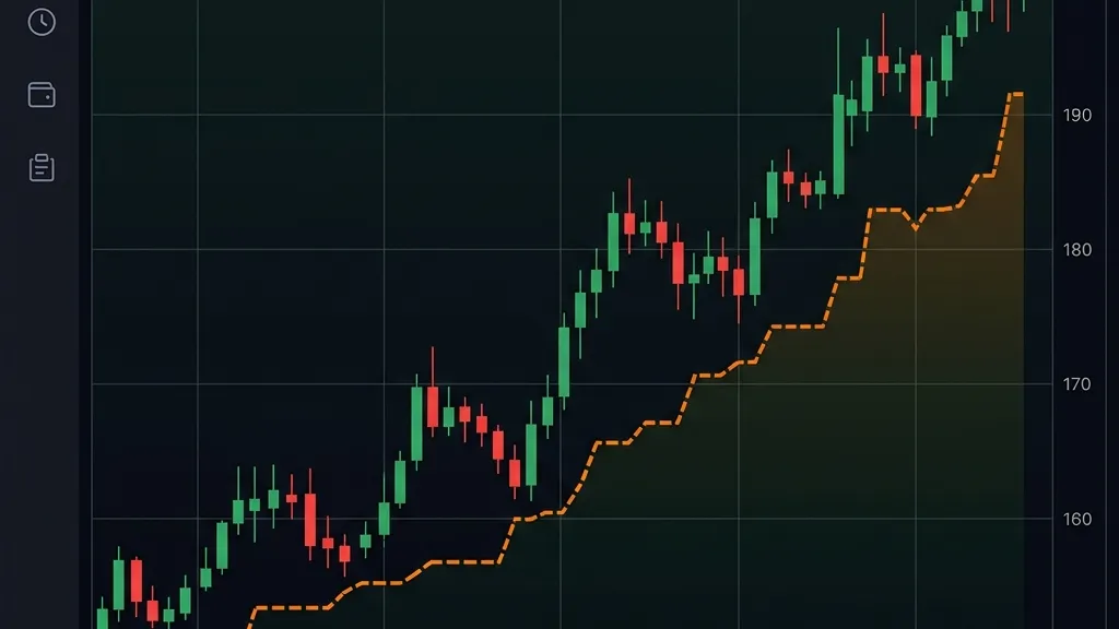 Gráfico de salida con Trailing Stop adaptativo basado en ATR