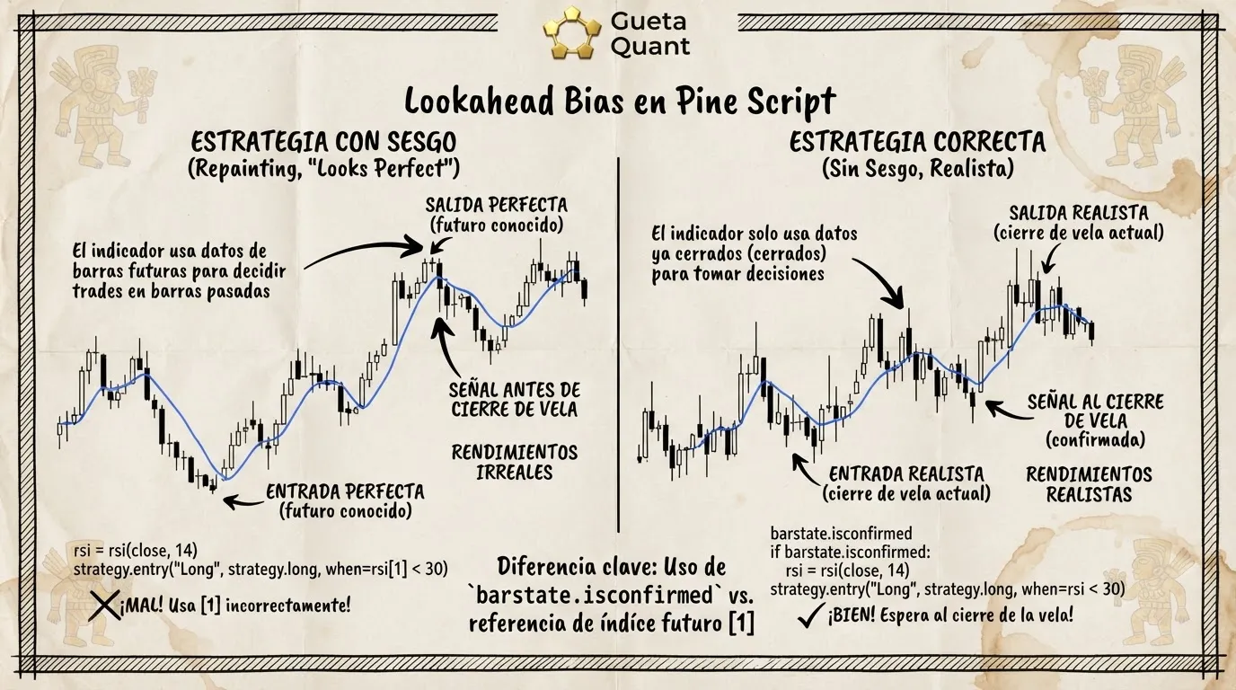 Visualización de Look-ahead Bias en Backtesting