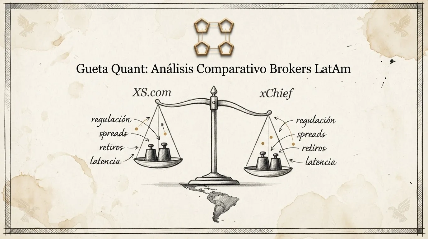 Comparativa XS.com y XChief para traders LATAM 2026: regulación, spreads, retiros y latencia